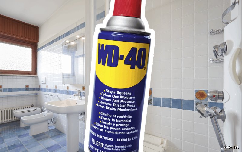 ¿El WD-40 limpia las bañeras?