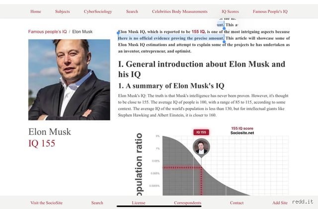 ¿De verdad Elon Musk tiene un coeficiente intelectual de 155 o estamos ante un mito de marketing tecnológico?