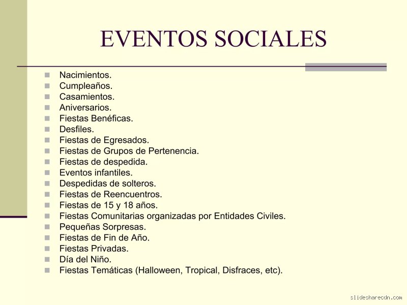 ¿Cuántas clases de eventos existen en la industria actual y cómo clasificarlos correctamente?