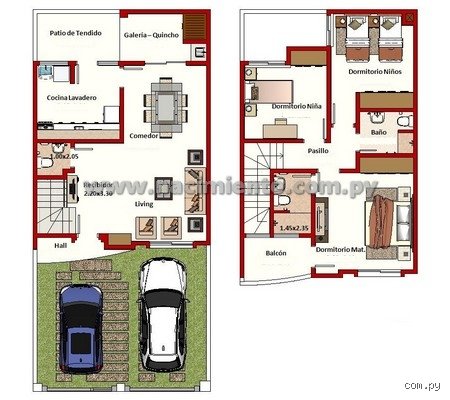 ¿Cuánto cuesta construir un dúplex de 3 habitaciones?