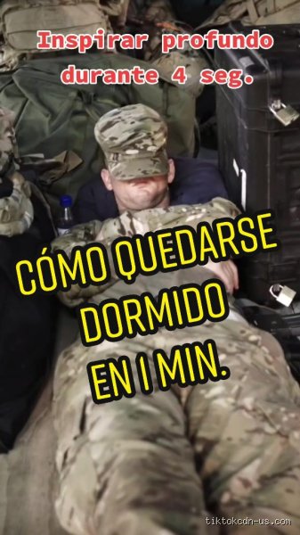 ¿Cómo hacen los marines para dormir en medio del caos?