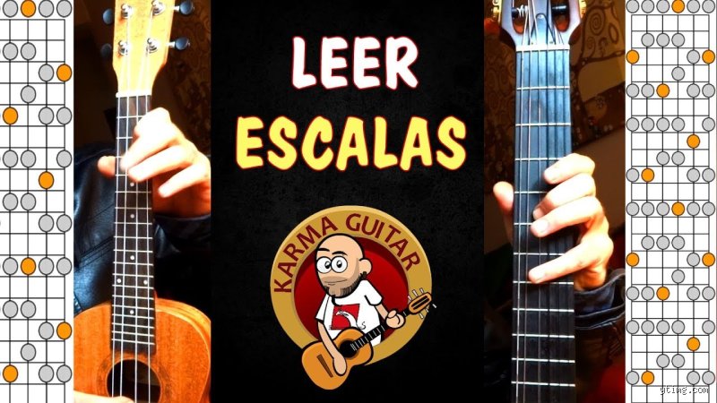 ¿Cómo leer las escalas en la guitarra?